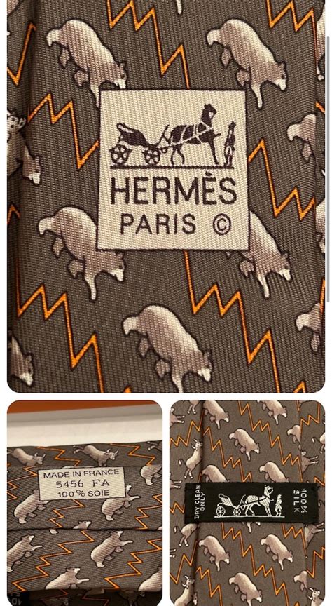 bull and bear tie hermes|HERMES TIE 5456 FA Orange Bull and Bear Wall Street Tie .